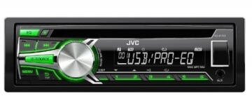 JVC KD-R453E USB/CD-Receiver mit Front AUX-Eingang schwarz -