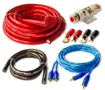Kabelset für Verstärker, Anschluss-Set, Kabelsatz 25mm² - 